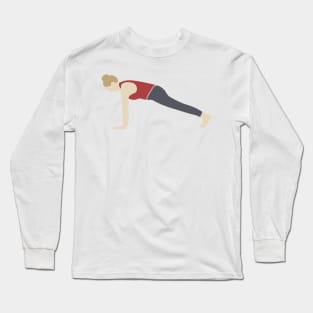 Plank Pose Long Sleeve T-Shirt